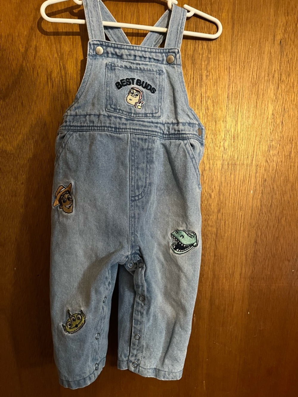 Light Blue Denim Toy Story Overalls